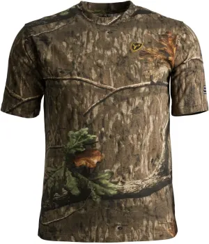 SCENTBLOCKER Scent Blocker Fused Cotton Lightweight Short-Sleeve Camo Hunting Shirt for Men