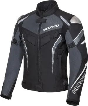 Scoyco Mesh Motorcycle Jacket Motorbike Riding Jacket Breathable 4-Season