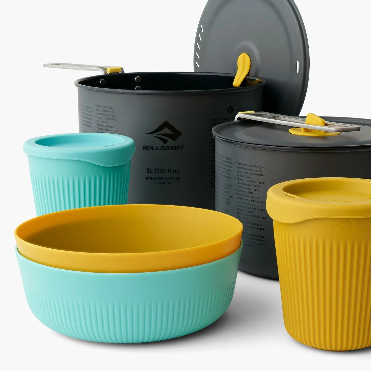 Sea to Summit Frontier Ultralight Two Pot Cook Set (2 Person, 6 Piece)