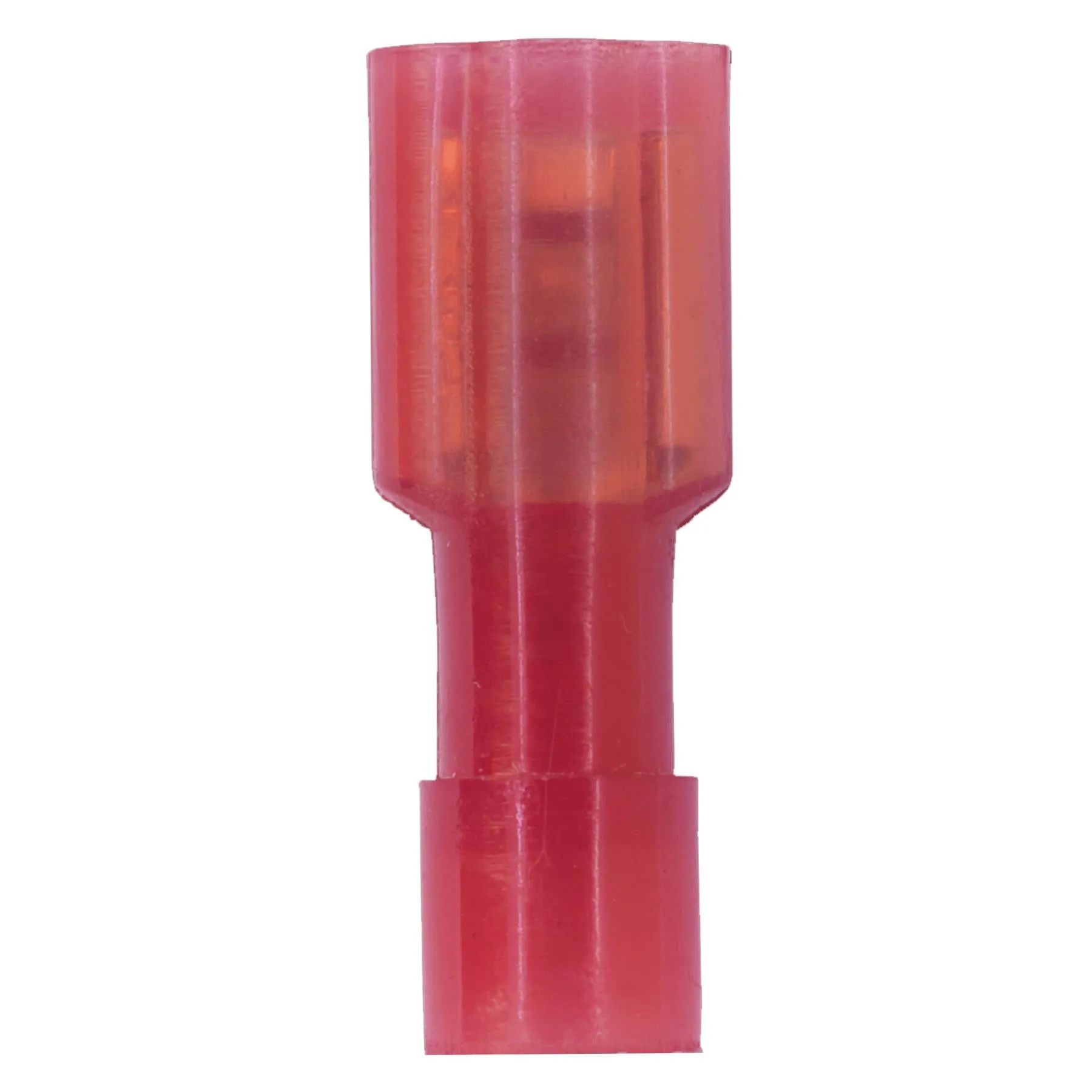 Sealey Fully Insulated Terminal 4.7mm Female Red Pack of 100