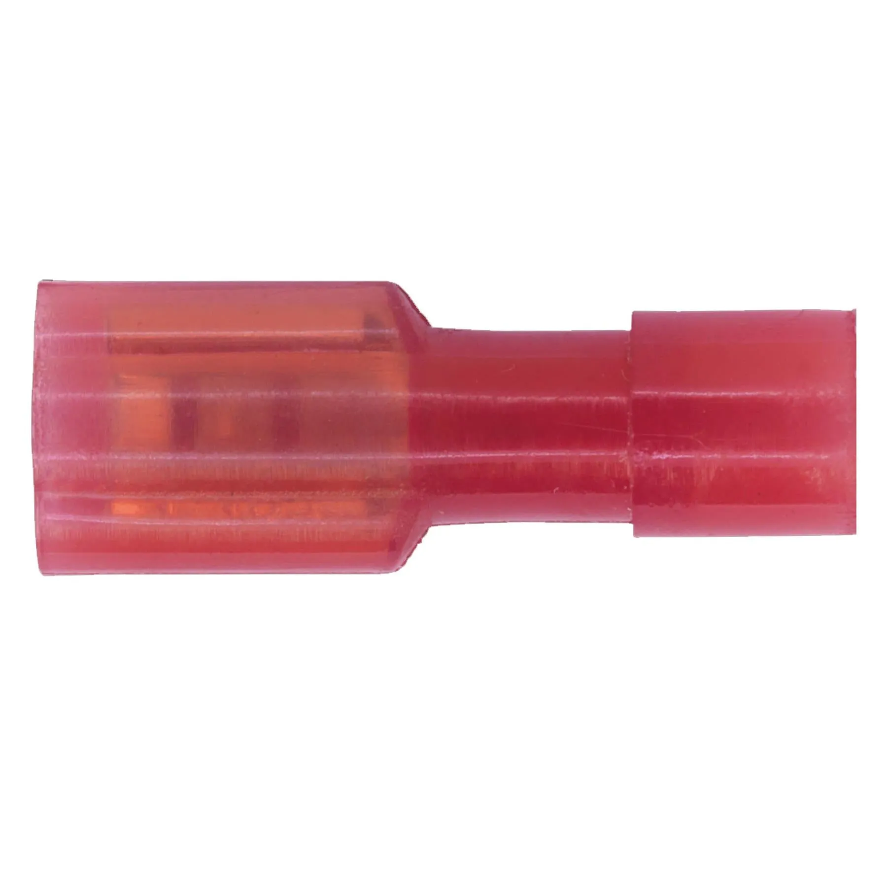 Sealey Fully Insulated Terminal 4.7mm Female Red Pack of 100
