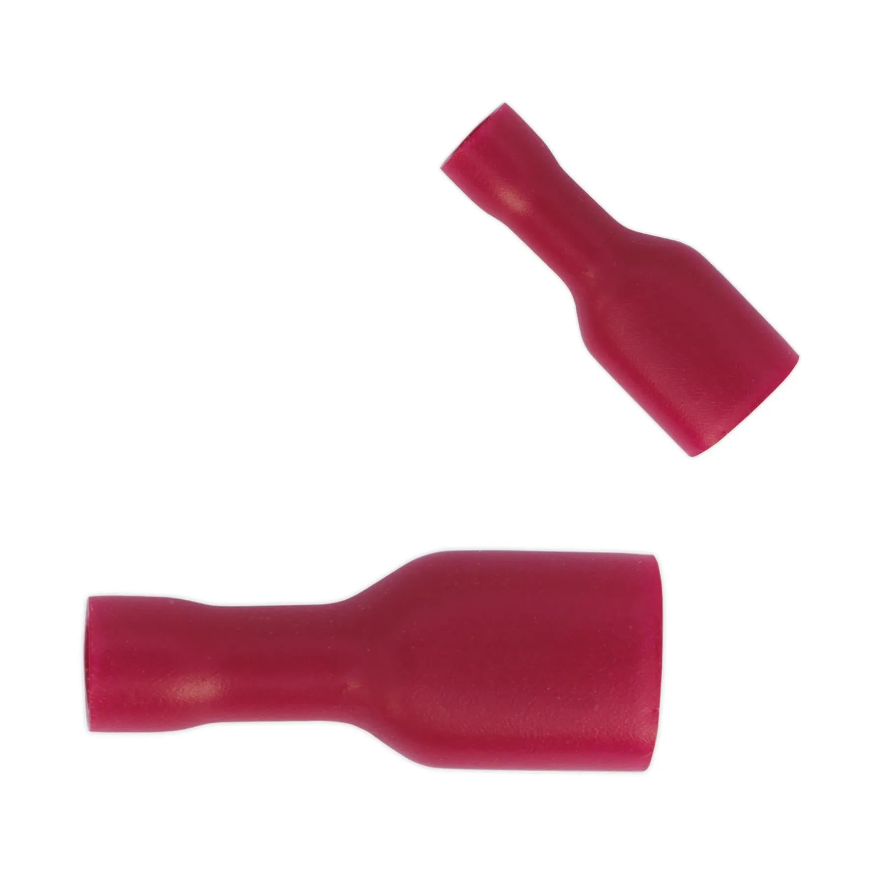Sealey Fully Insulated Terminal 6.3mm Female Red Pack of 100