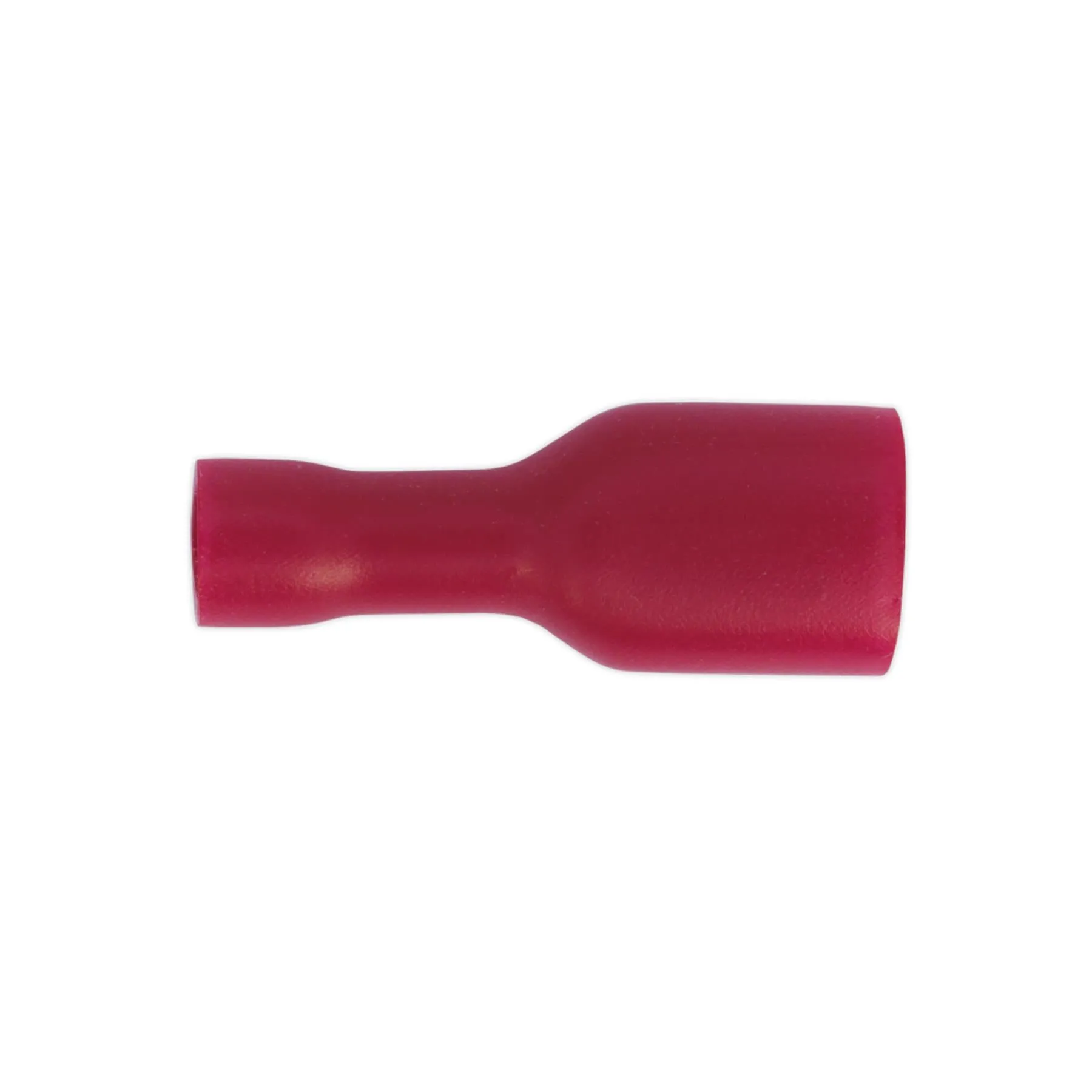 Sealey Fully Insulated Terminal 6.3mm Female Red Pack of 100