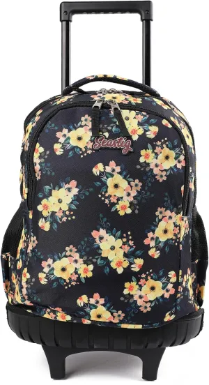 seastig Rolling Backpack Girls Boys 18in Wheeled Backpack Kids Backpack with Wheels School Travel Bag