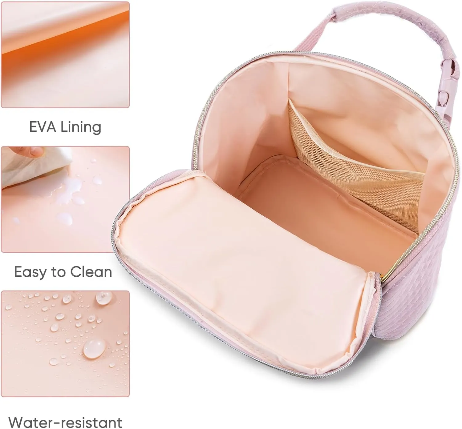 SFYBYHEART Breastmilk Cooler Travel Bag for 3 Baby Bottles - Insulated Bottle Bag for Daycare - Breastmilk Storage Bag