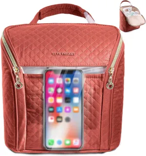 SFYBYHEART Breastmilk Cooler Travel Bag for 3 Baby Bottles - Insulated Bottle Bag for Daycare - Breastmilk Storage Bag