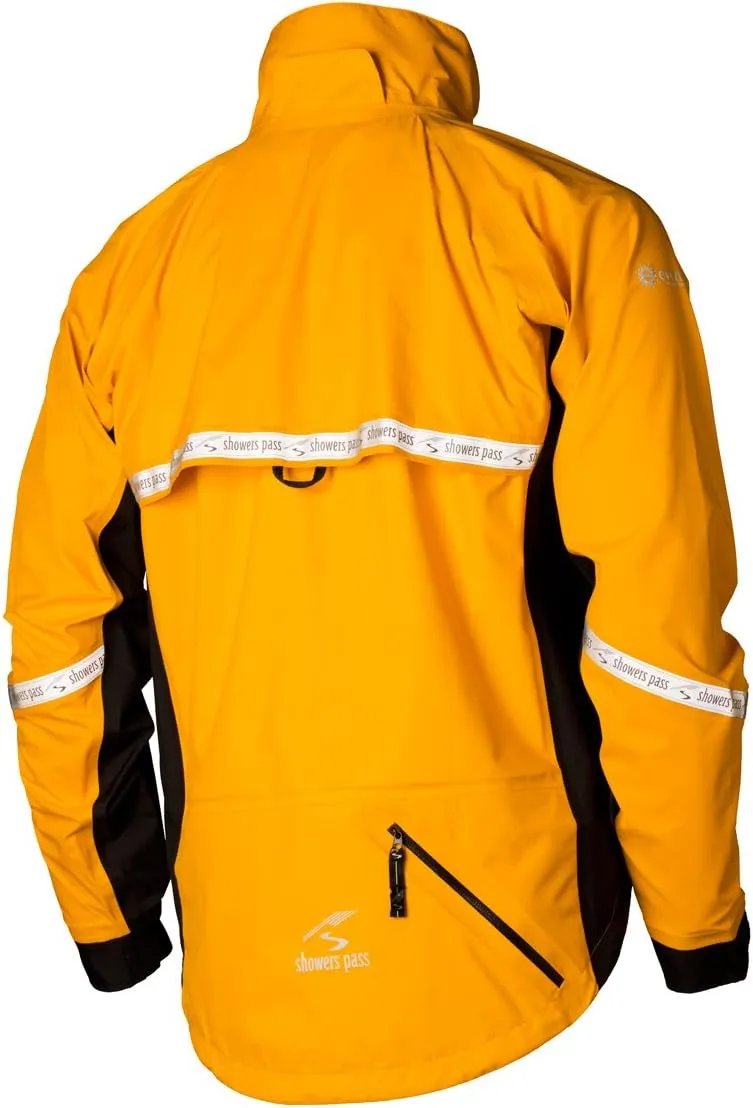 Showers Pass Elite 2.1 Cycling Jacket - Waterproof & Windproof Breathable Reflective Jacket - Packable Bike Jacket For Men