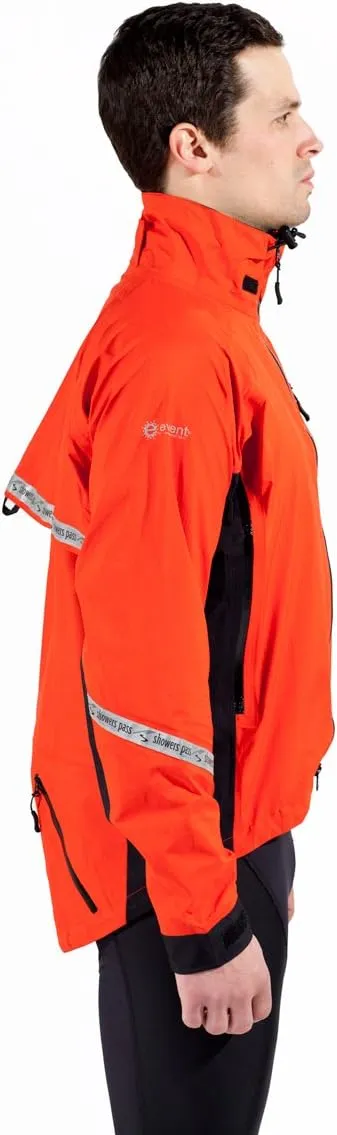Showers Pass Elite 2.1 Cycling Jacket - Waterproof & Windproof Breathable Reflective Jacket - Packable Bike Jacket For Men