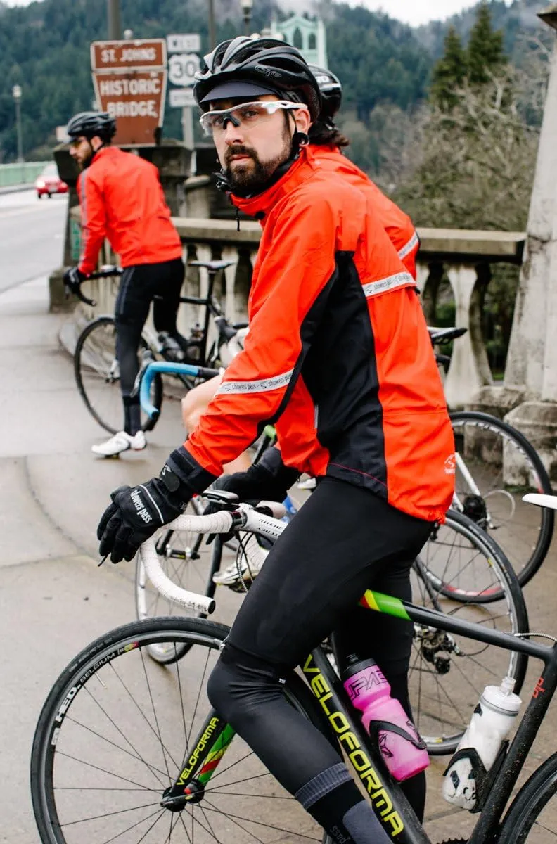 Showers Pass Elite 2.1 Cycling Jacket - Waterproof & Windproof Breathable Reflective Jacket - Packable Bike Jacket For Men