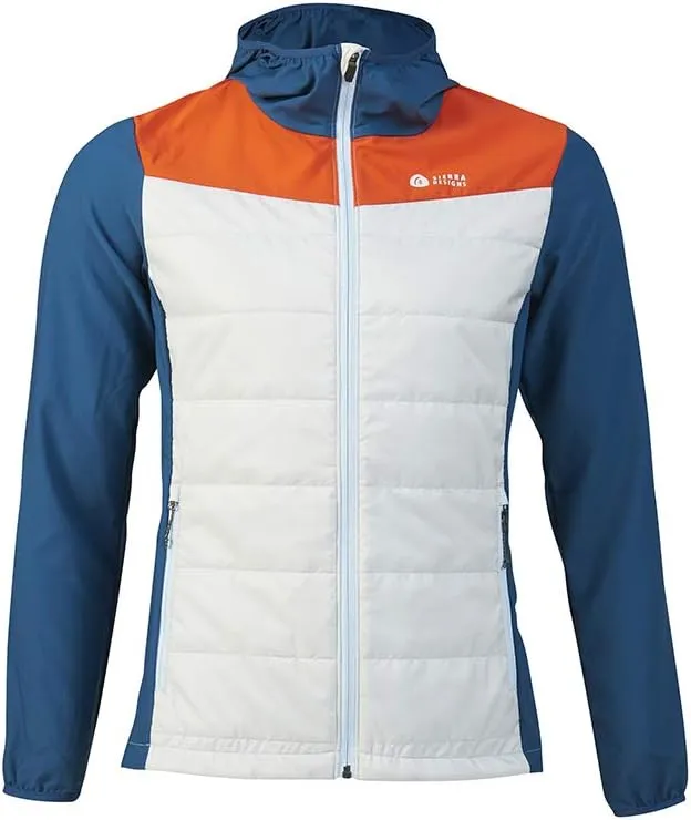 Sierra Designs Borrego Women's Hooded, Hybrid Jacket with Insulated Core for Backpacking, Hiking and Camping