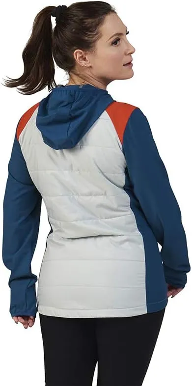 Sierra Designs Borrego Women's Hooded, Hybrid Jacket with Insulated Core for Backpacking, Hiking and Camping