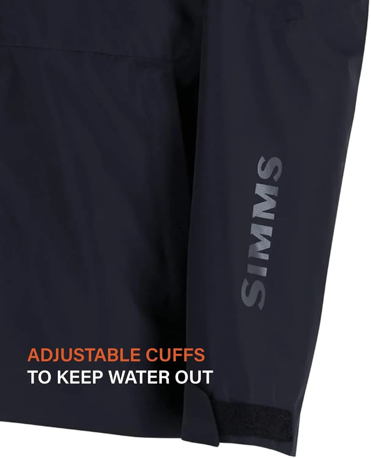Simms Men's Challenger Waterproof Fishing Rain Coat, Angler's Essential for Wet Weather, Durable and Breathable Design