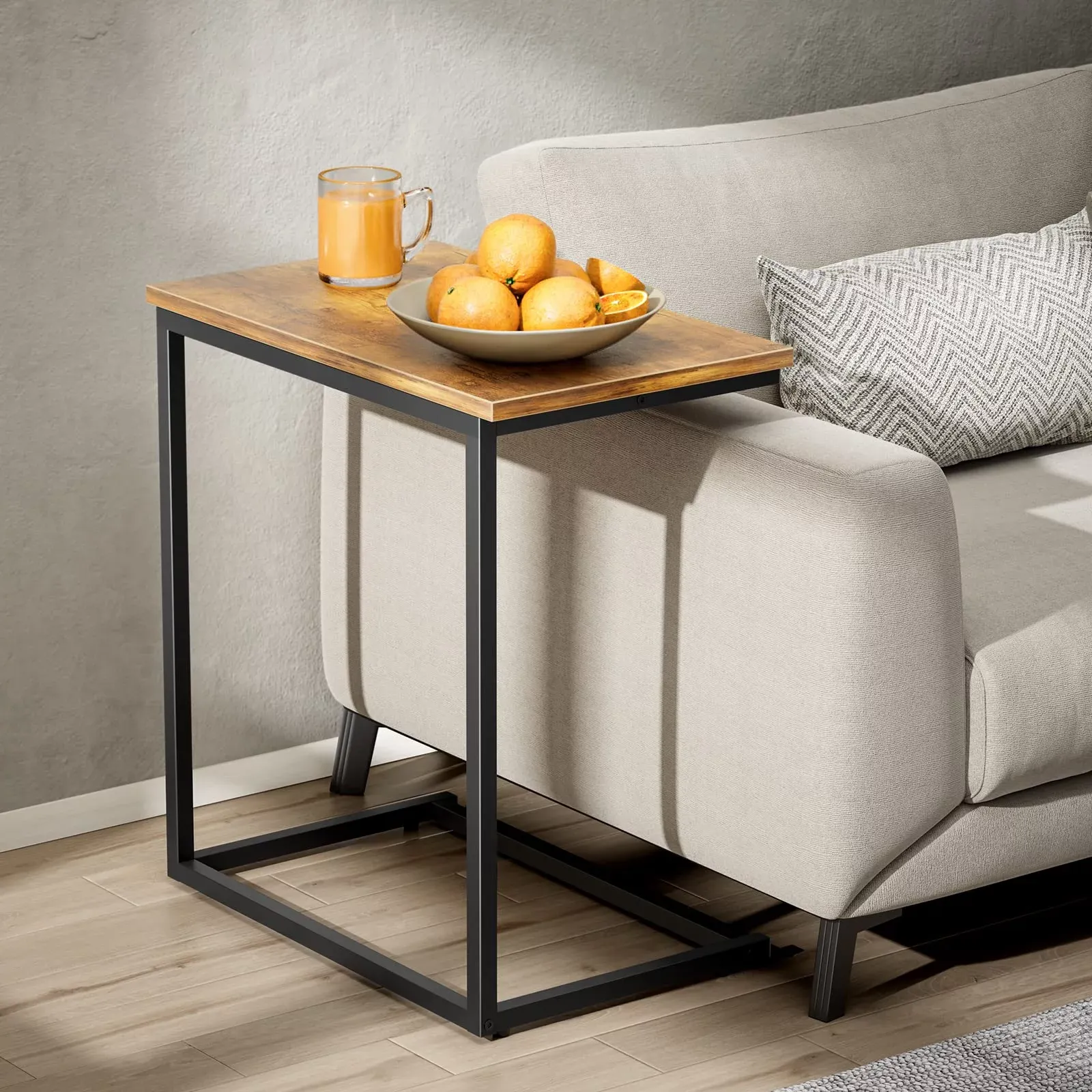 Simple Rectangular Shape Sofa Side Table End Table