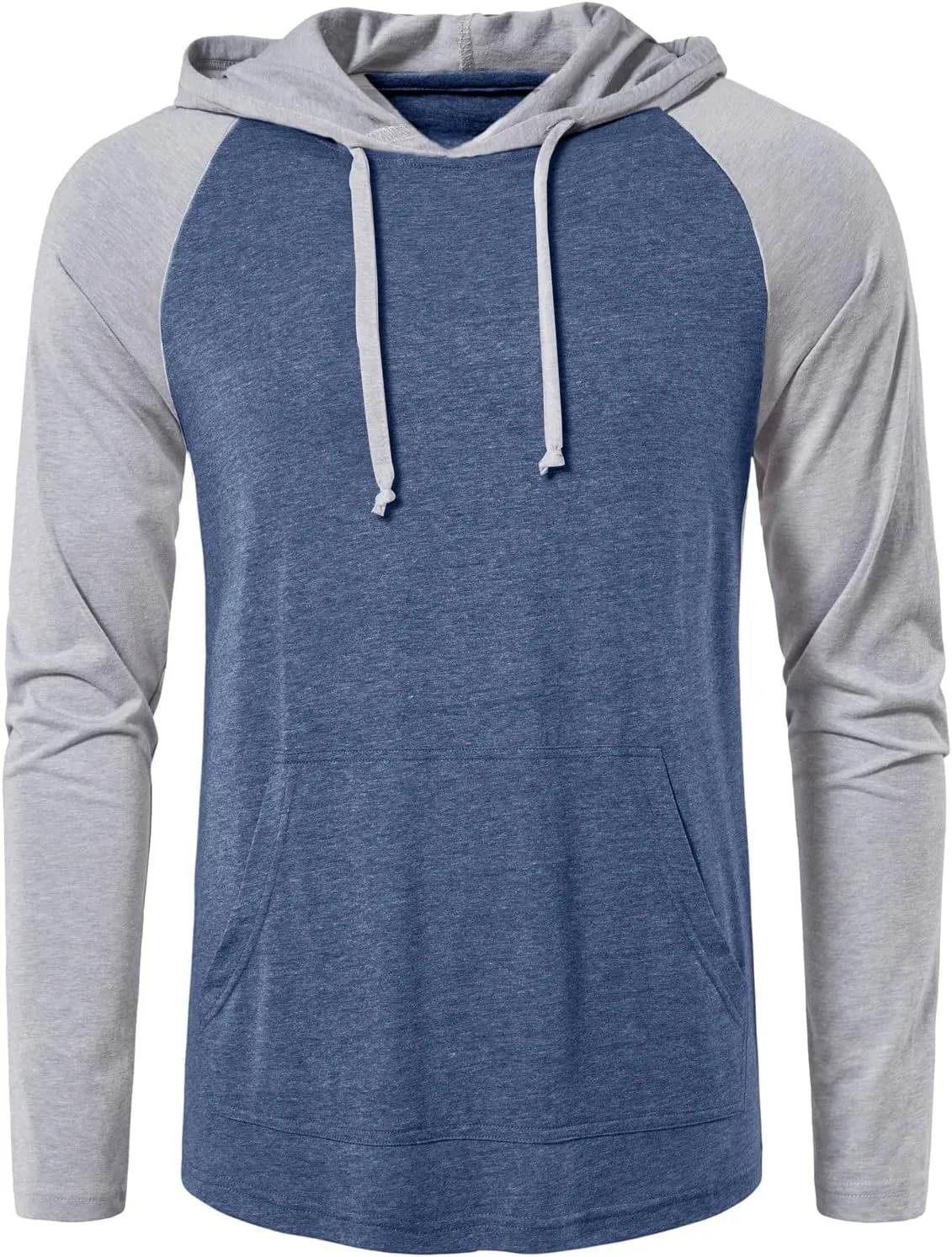 SIR7 Men's Gym Workout Active Long Sleeve Pullover Lightweight Hoodie Casual Hooded Sweatshirts