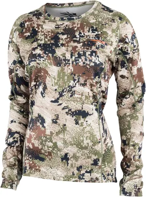 SITKA Gear Women's Core Midweight Camo Long Sleeve T-Shirt