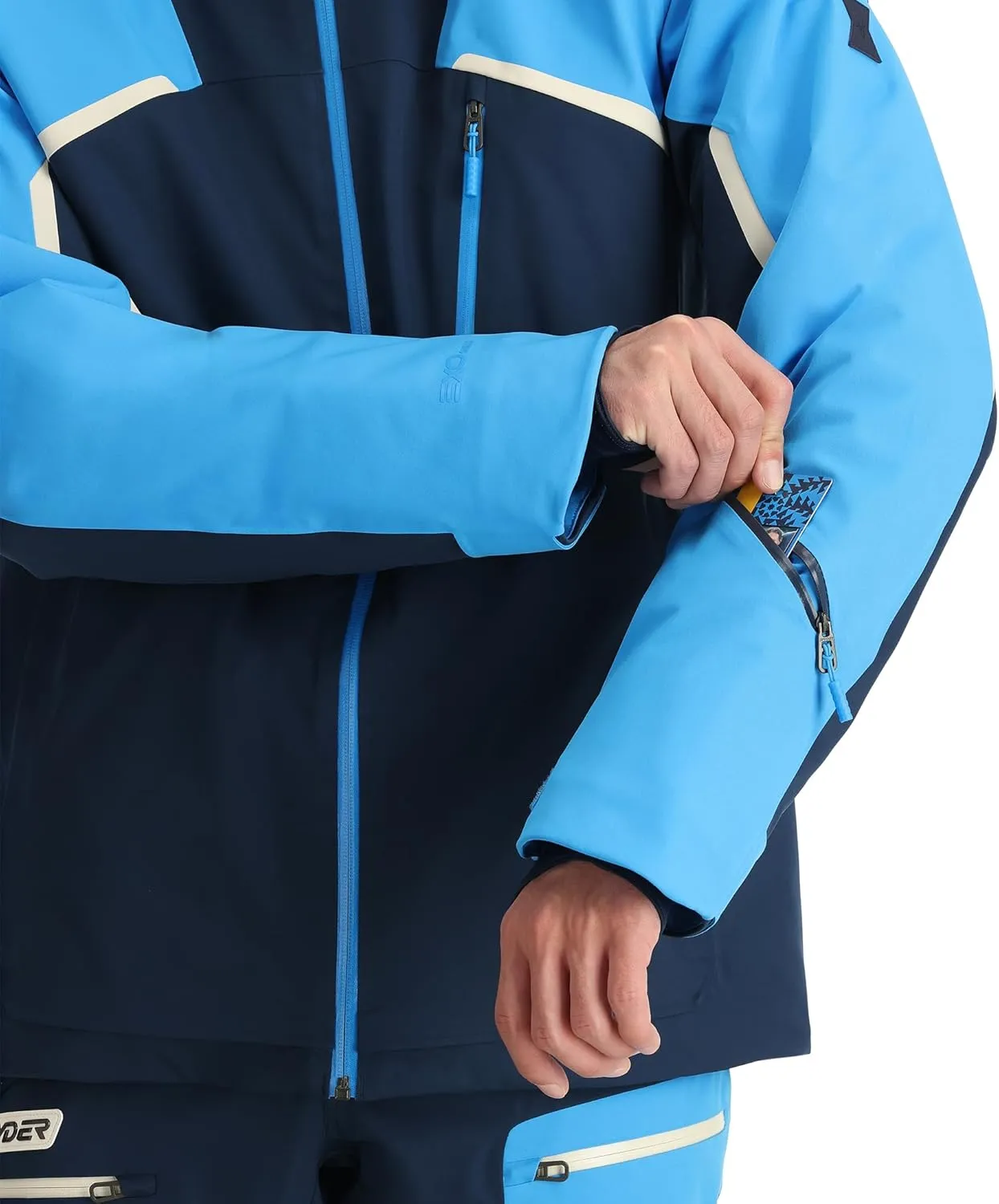Spyder Men's Leader Insulated Hooded Ski Snow Jacket
