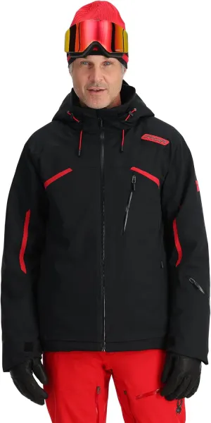 Spyder Men's Leader Insulated Hooded Ski Snow Jacket