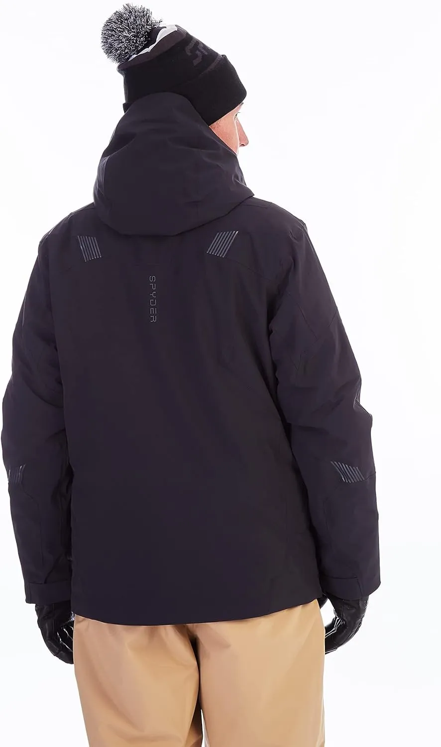 Spyder Men's Leader Insulated Hooded Ski Snow Jacket