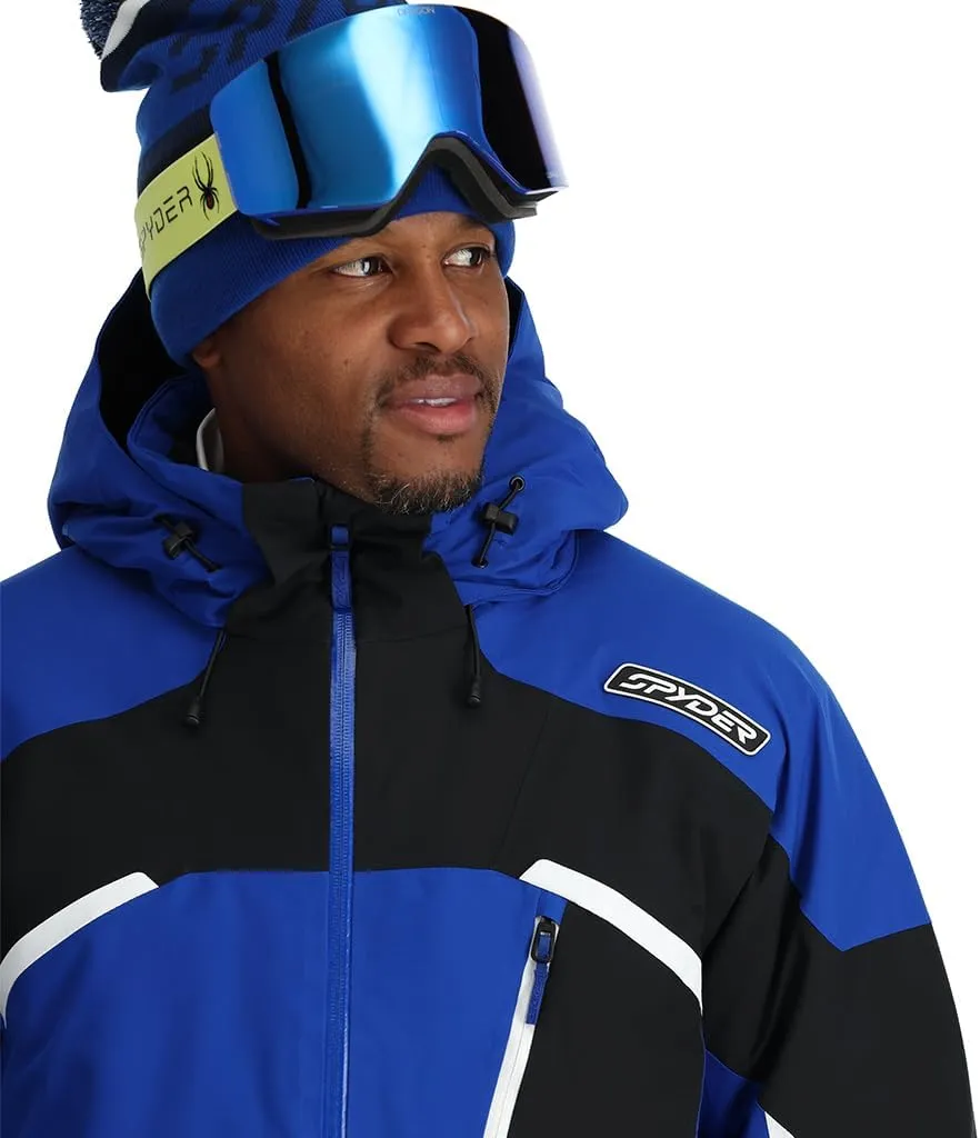 Spyder Men's Leader Insulated Hooded Ski Snow Jacket