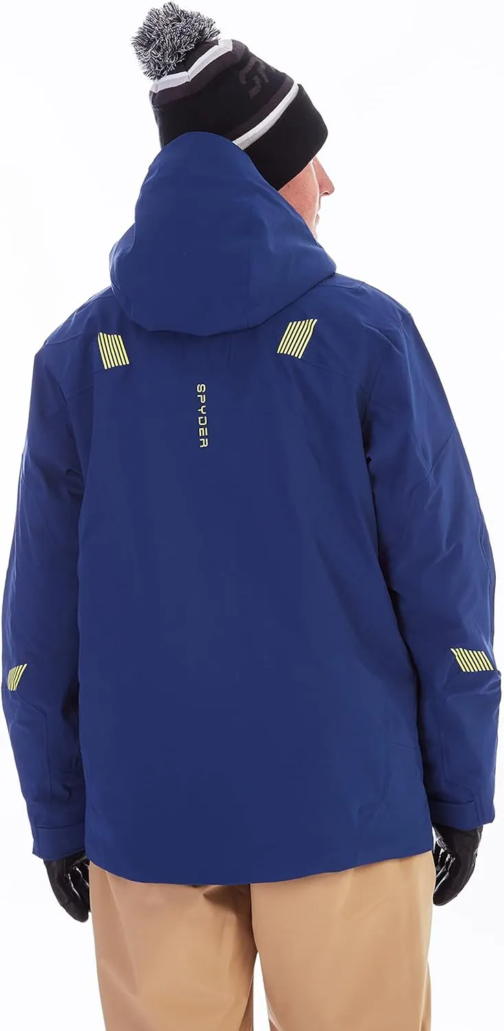 Spyder Men's Leader Insulated Hooded Ski Snow Jacket