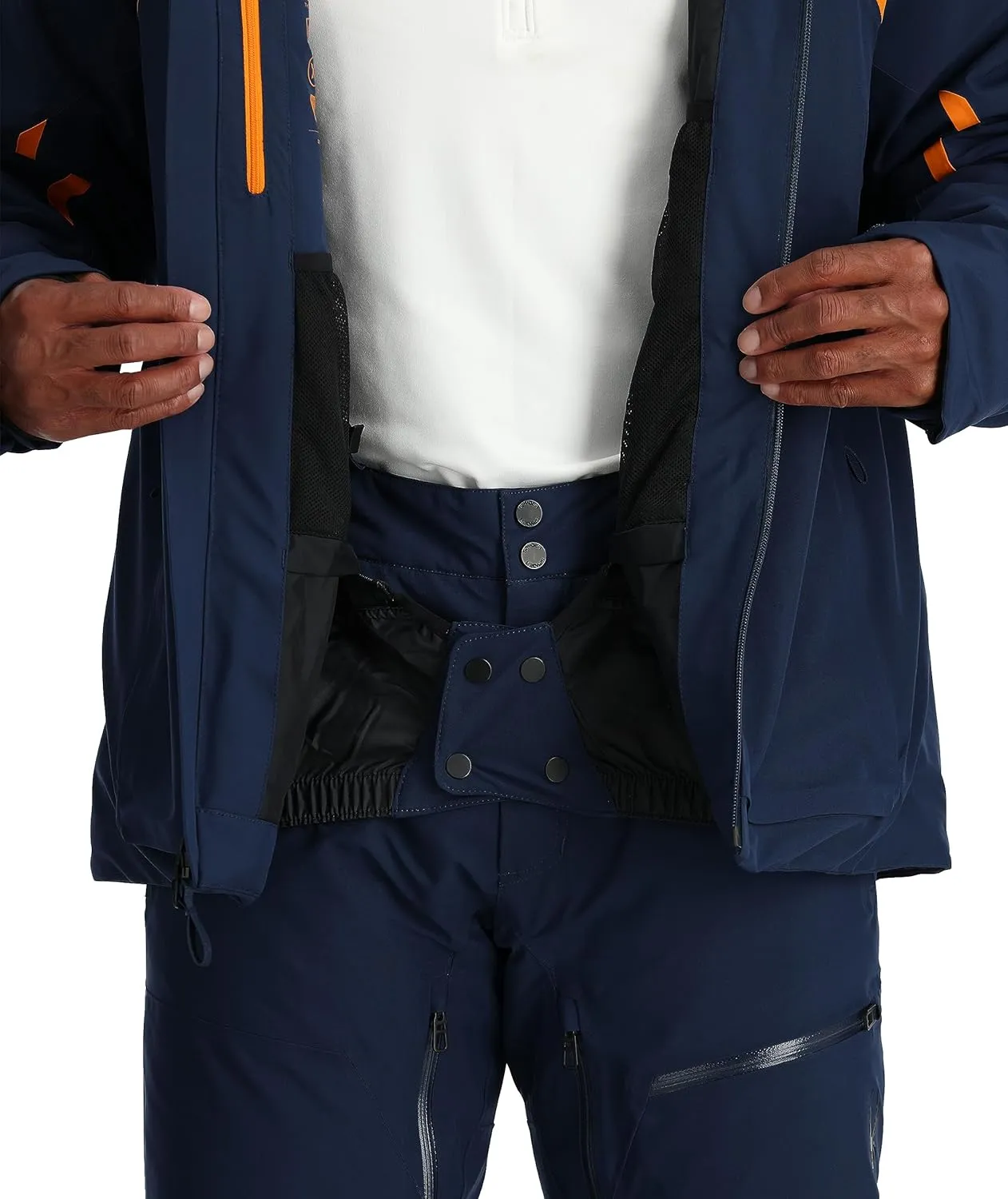 Spyder Men's Leader Insulated Hooded Ski Snow Jacket