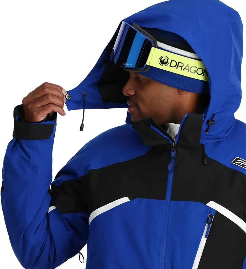 Spyder Men's Leader Insulated Hooded Ski Snow Jacket