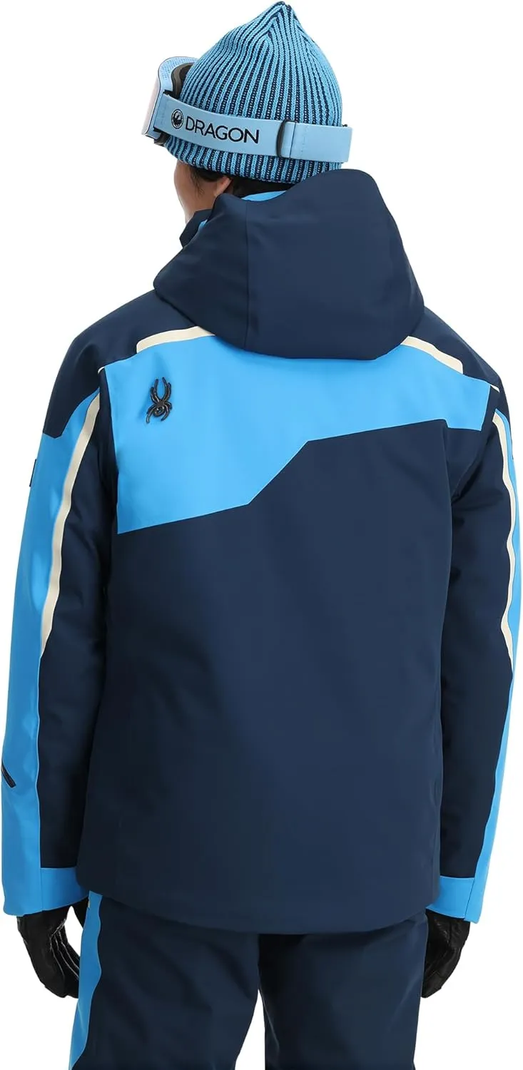 Spyder Men's Leader Insulated Hooded Ski Snow Jacket