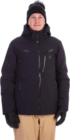 Spyder Men's Leader Insulated Hooded Ski Snow Jacket
