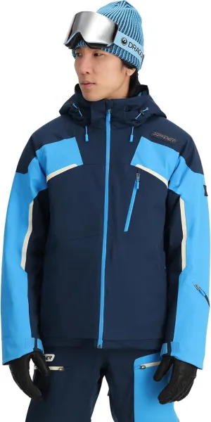 Spyder Men's Leader Insulated Hooded Ski Snow Jacket