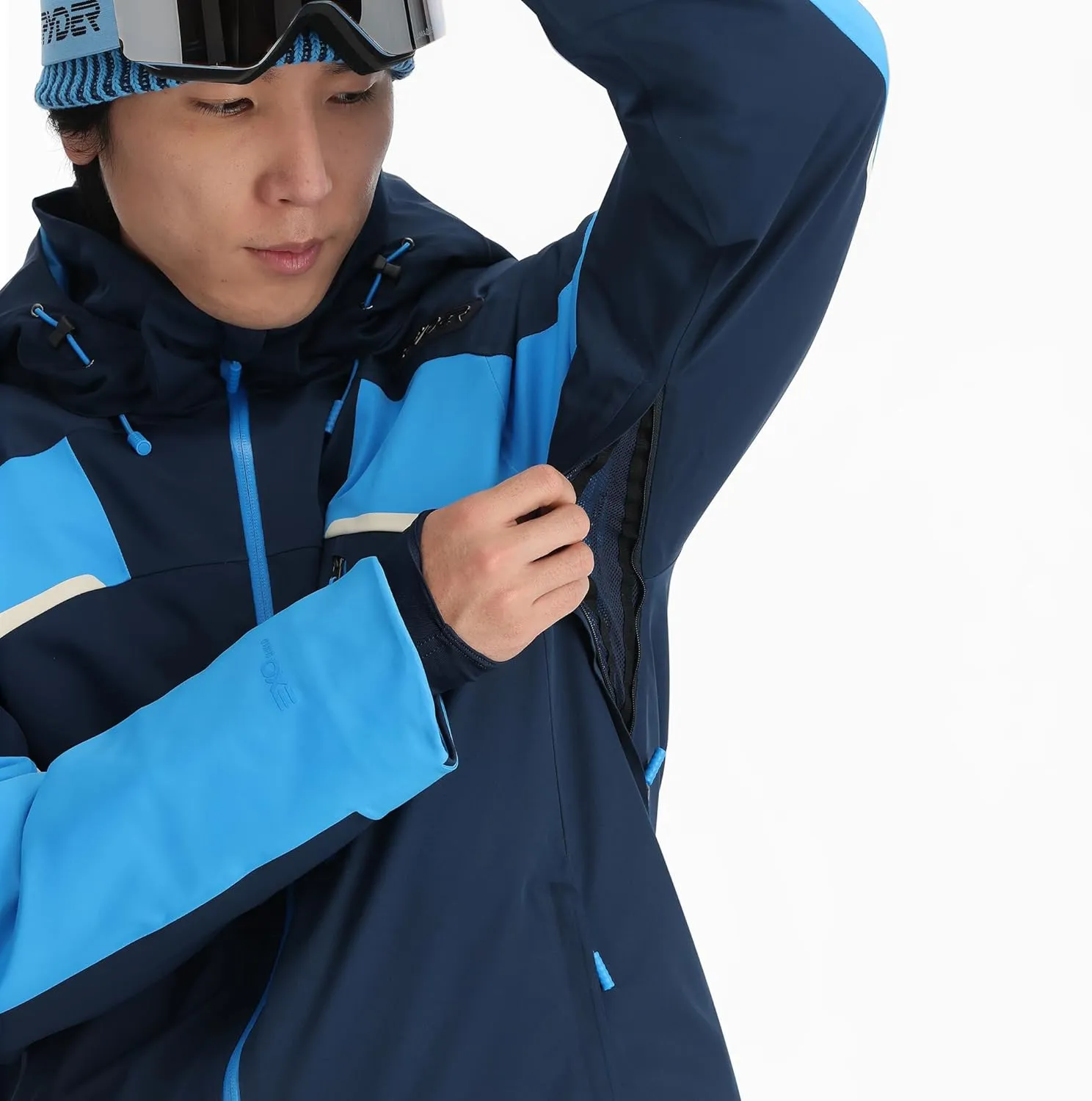 Spyder Men's Leader Insulated Hooded Ski Snow Jacket