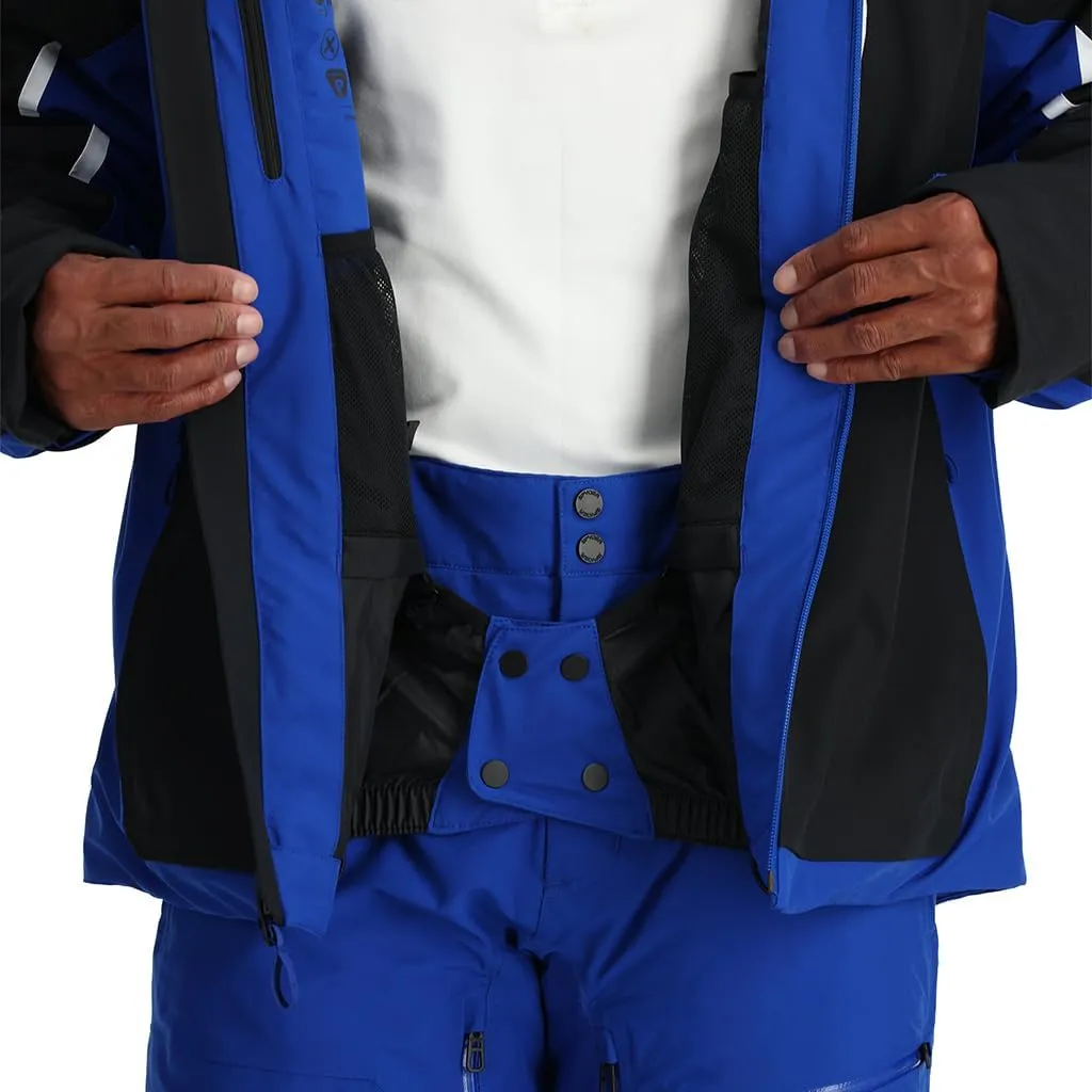 Spyder Men's Leader Insulated Hooded Ski Snow Jacket
