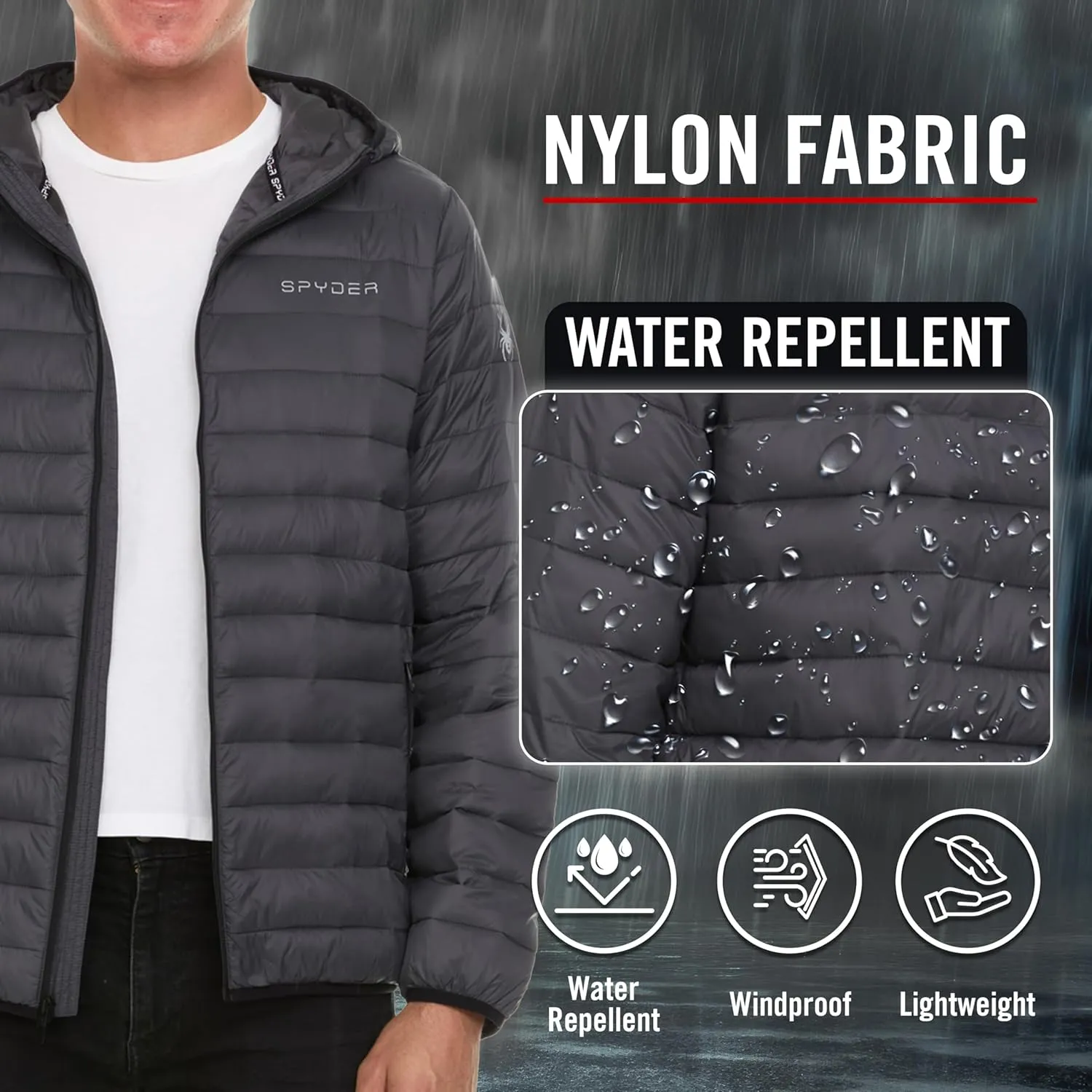 Spyder Mens Packable Puffer