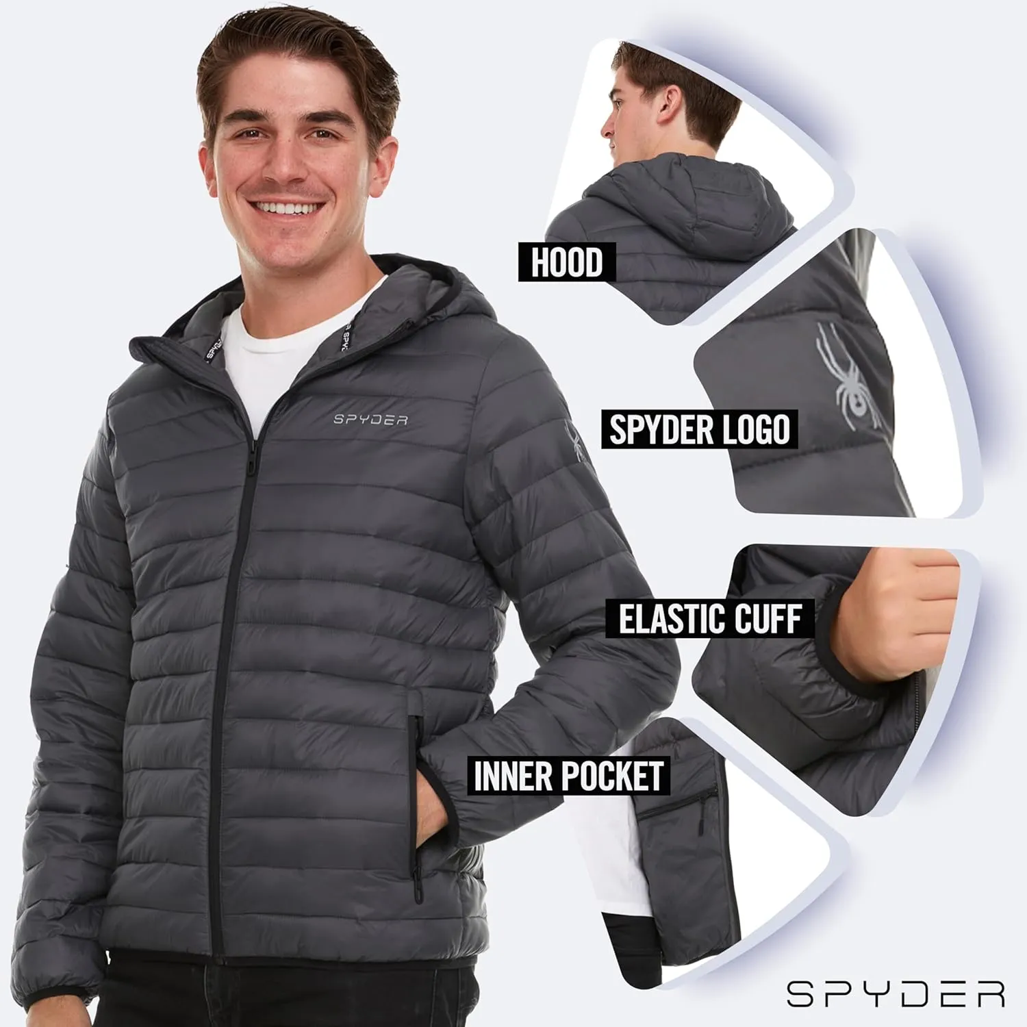 Spyder Mens Packable Puffer