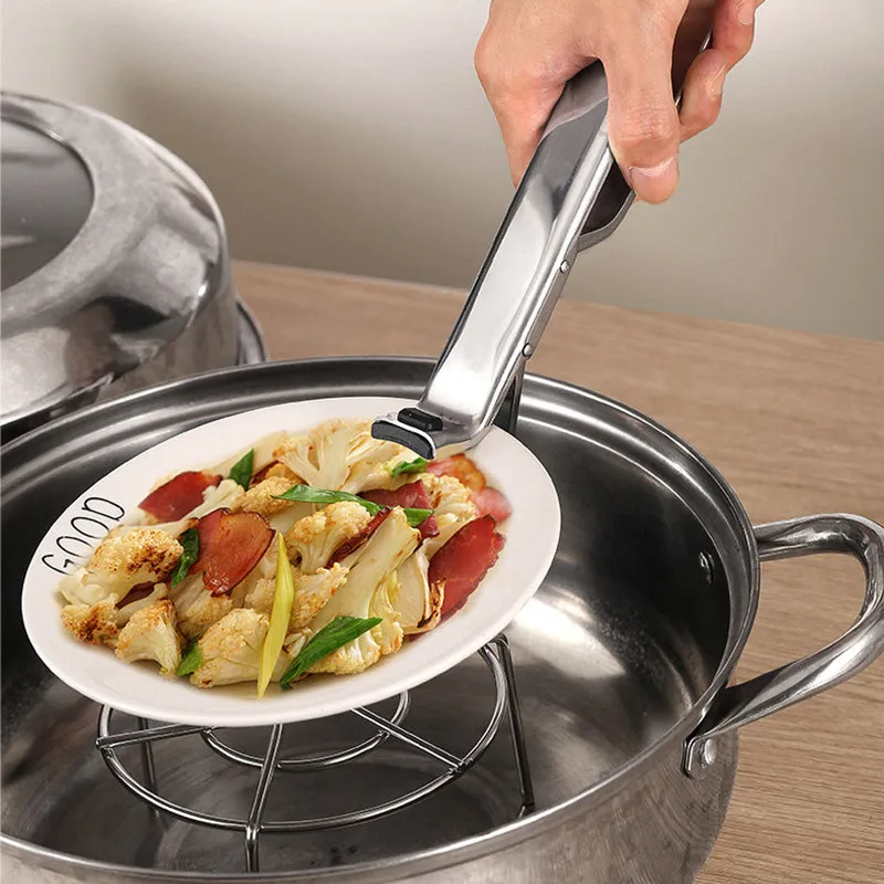 Stainless Steel Anti Scalding Hot Bowl Dish  Gripper