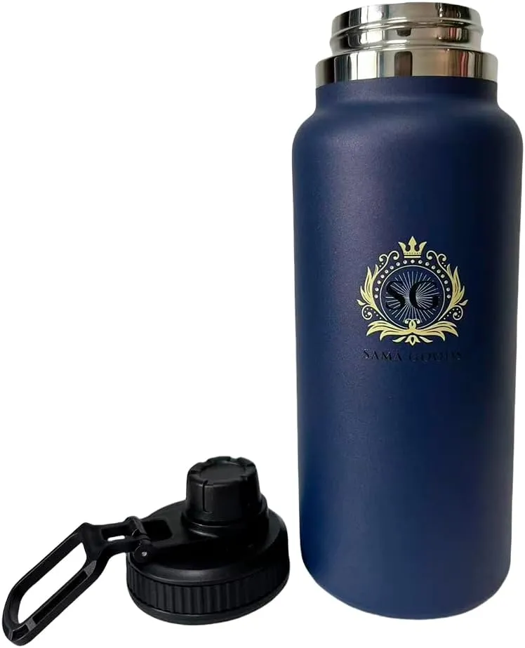 Stainless Steel Water Bottle | Leakproof, Durable & BPA-Free | Double-Wall Insulation for Hot & Cold Drinks | Wide Mouth, Perfect for Travel & Workouts