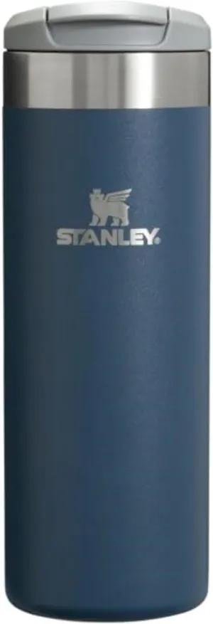 Stanley AeroLight Transit Bottle 16 oz | Locking Drink Through Lid | Leak Resistant Water Bottle or Coffee Travel Mug | Lightweight Insulated Stainless Steel | BPA-Free | Navy