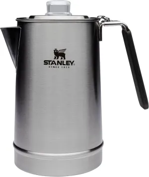 Stanley Coffee Percolator 1.1QT, Stainless Steel Wide Mouth Coffee Press,Large Capacity, Ergonomic Handle, Dishwasher Safe