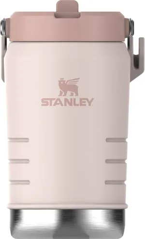 Stanley IceFlow 2.0 Flip Straw Jug with Handle 40 oz | Twist On Lid and Flip Up Straw | Leakproof for Travel and Sports | Insulated Stainless Steel |BPA-Free | Rose Quartz