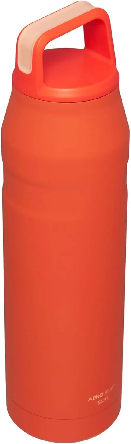 Stanley IceFlow Cap and Carry Water Bottle | Wide Mouth Twist Lid | Lightweight & Leakproof for Travel & Sports | Insulated Stainless Steel | BPA-Free
