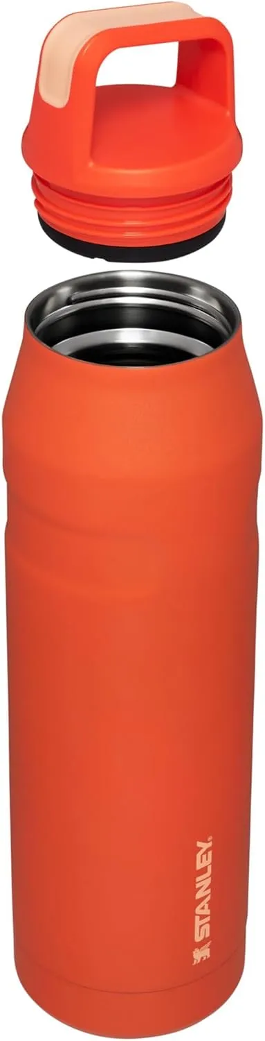 Stanley IceFlow Cap and Carry Water Bottle | Wide Mouth Twist Lid | Lightweight & Leakproof for Travel & Sports | Insulated Stainless Steel | BPA-Free