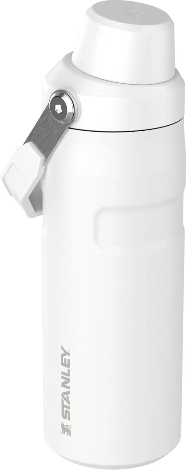 Stanley IceFlow Fast Flow Water Bottle | Angled Spout Lid | Lightweight & Leakproof for Travel & Sports | Insulated Stainless Steel | BPA-Free