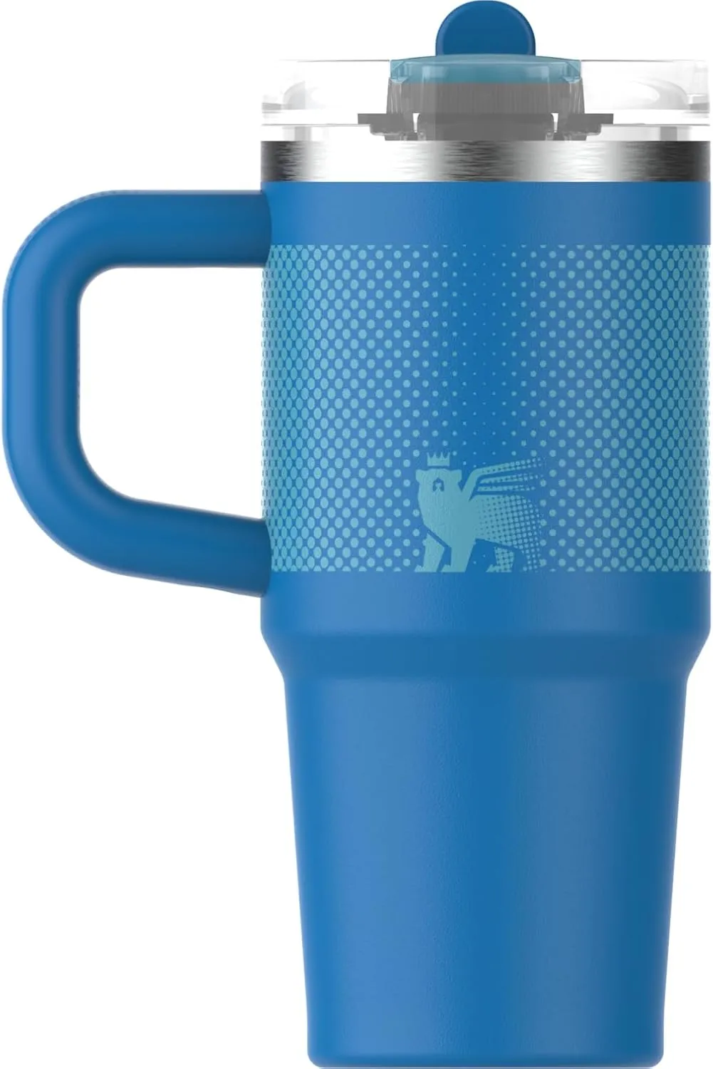 Stanley Quencher ProTour Flip Straw Tumbler with Leakproof Lid 14 oz | Built-In Straw and Handle | Cup Holder Compatible for Travel | Insulated Stainless Steel Cup | BPA-Free | Azure Fade