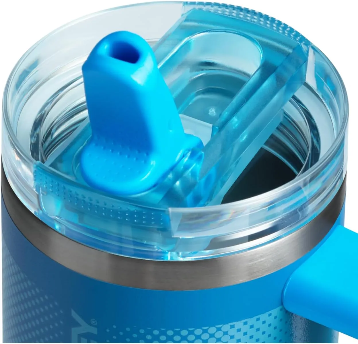 Stanley Quencher ProTour Flip Straw Tumbler with Leakproof Lid 14 oz | Built-In Straw and Handle | Cup Holder Compatible for Travel | Insulated Stainless Steel Cup | BPA-Free | Azure Fade