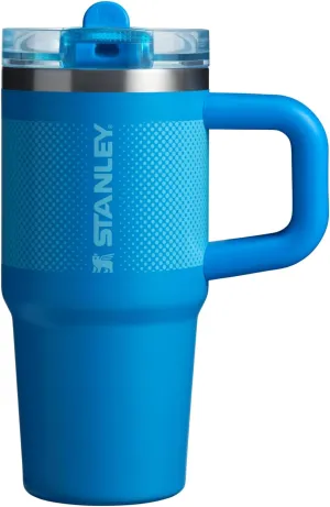 Stanley Quencher ProTour Flip Straw Tumbler with Leakproof Lid 14 oz | Built-In Straw and Handle | Cup Holder Compatible for Travel | Insulated Stainless Steel Cup | BPA-Free | Azure Fade