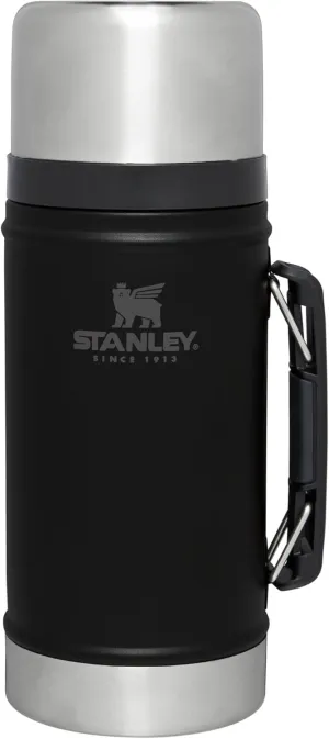 STANLEY Vacuum Insulated Large Food Jar, 18/8 Stainless Steel Food Jar for Cold and Hot Food, Soup Thermos with Leak Proof Lid Doubles as Cup, Wide Mouth Food Thermos