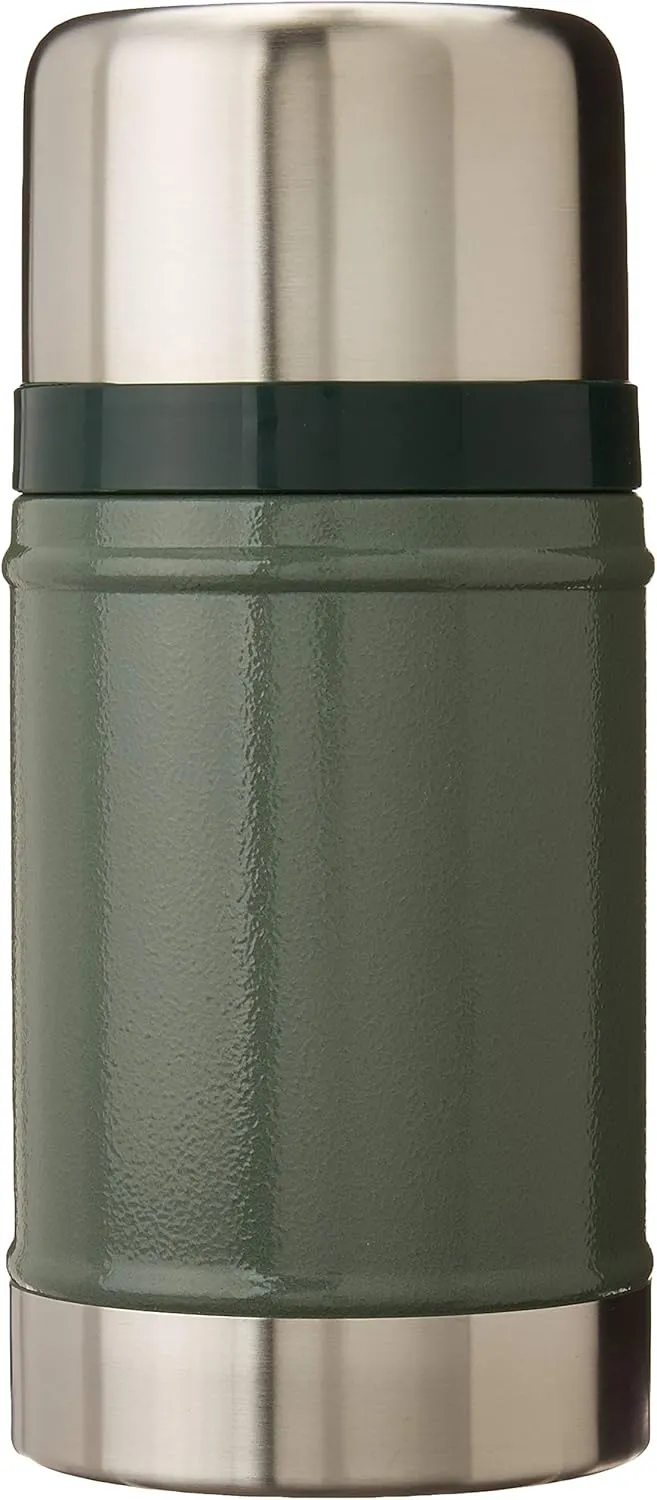 STANLEY Vacuum Insulated Large Food Jar, 18/8 Stainless Steel Food Jar for Cold and Hot Food, Soup Thermos with Leak Proof Lid Doubles as Cup, Wide Mouth Food Thermos