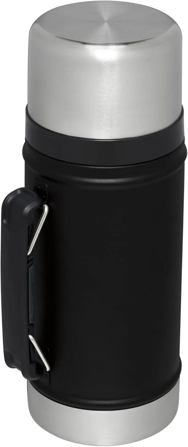 STANLEY Vacuum Insulated Large Food Jar, 18/8 Stainless Steel Food Jar for Cold and Hot Food, Soup Thermos with Leak Proof Lid Doubles as Cup, Wide Mouth Food Thermos