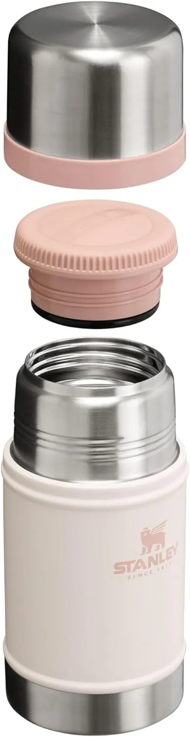 STANLEY Vacuum Insulated Large Food Jar, 18/8 Stainless Steel Food Jar for Cold and Hot Food, Soup Thermos with Leak Proof Lid Doubles as Cup, Wide Mouth Food Thermos