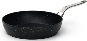 Starfrit The Rock Classic 10" (26cm) Non-Stick Deep Fry Pan - Durable Forged Aluminum - Oven Safe - PFOA Free - Easy to Clean