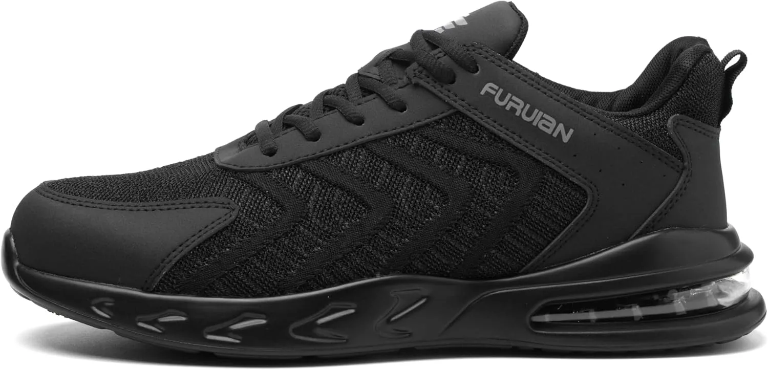 Steel Toe Shoes for Men Women Lightweight Cushion Sneakers Slip Resistant Safety Work Shoes Indestructible Sneakers